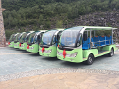 福玛燃油观光车服务于彭州白鹿景区