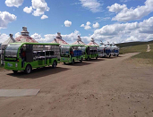 燃油观光车/汽油观光车服务于内蒙古186彩带河